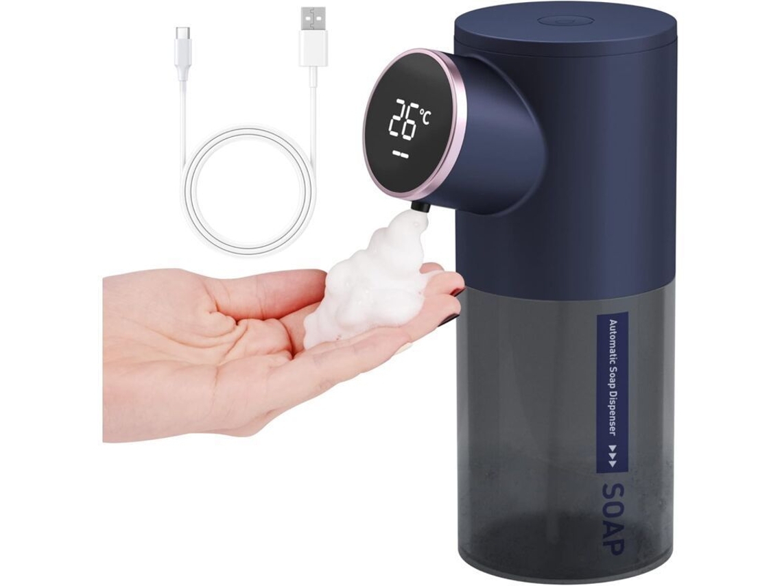 Dispensador Automático De Jabón De 320 Ml Con Sensor Infrarrojo, Carga Usb, Ipx4, Para Cocina Y Baño.