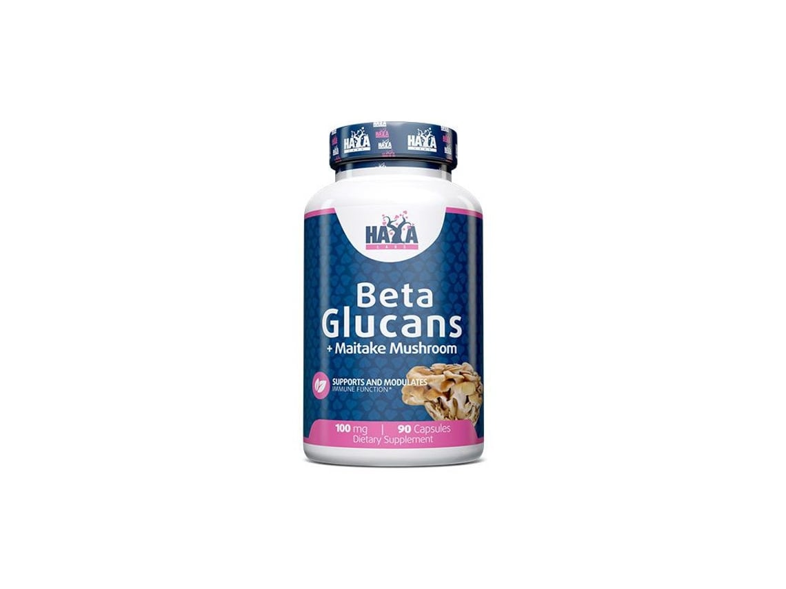Betaglucanos 100 mg 90 cápsulas Haya Labs