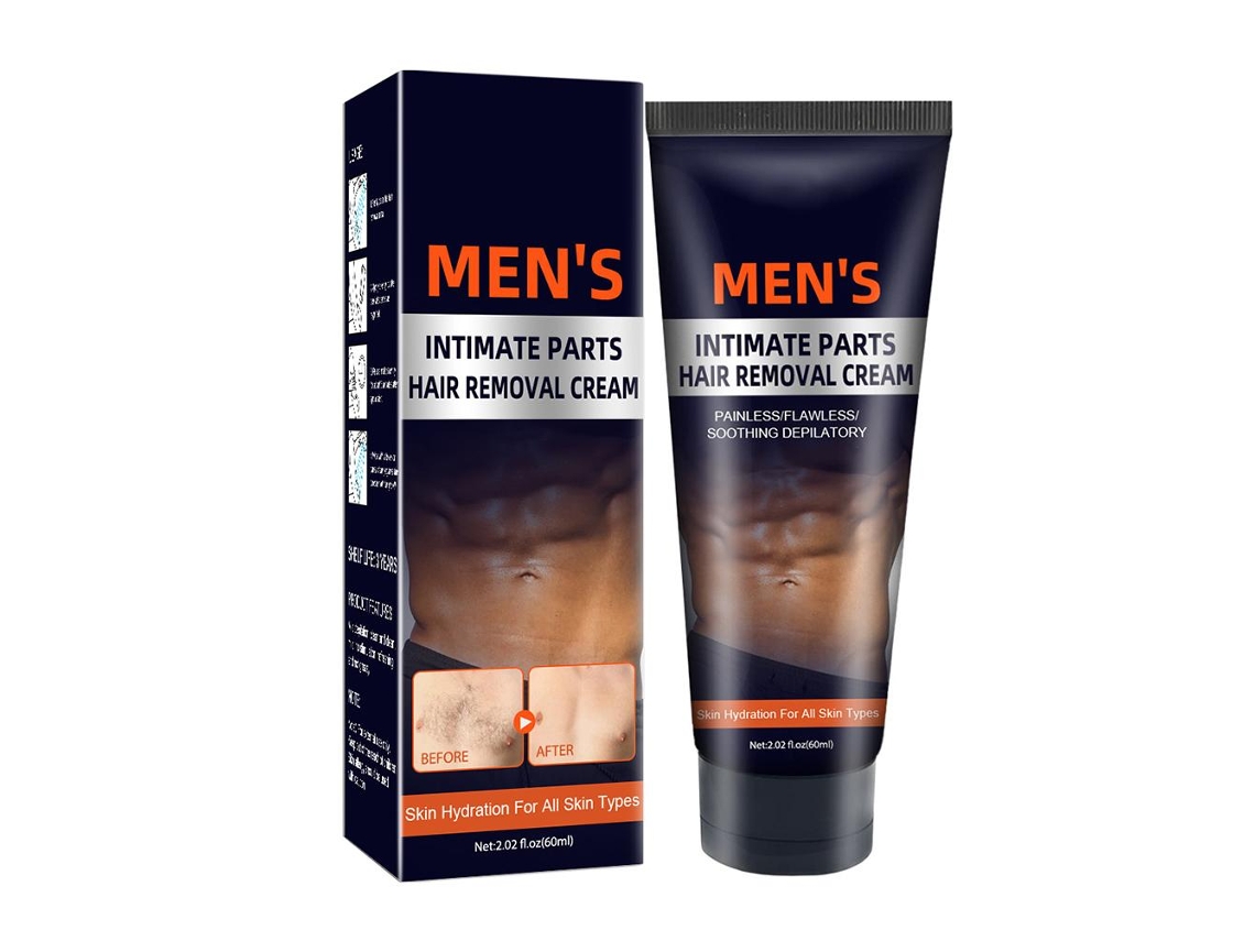 Crema Depilatoria Suave Para Hombres Pelo Corporal