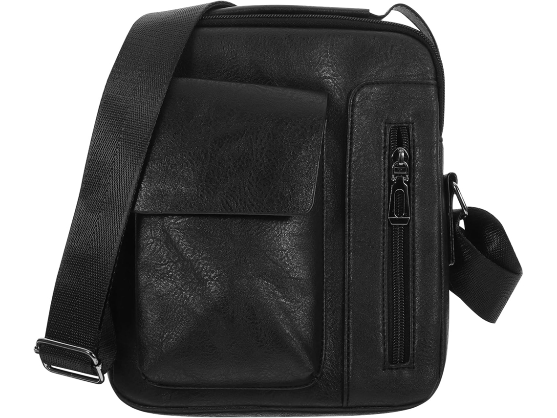 Riñonera Negra Multifuncional Para Hombre, Ideal Para Negocios.