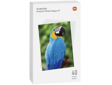 Papel Fotográfico 6" Xiaomi Portable Instant 1S Paper 40 Hojas