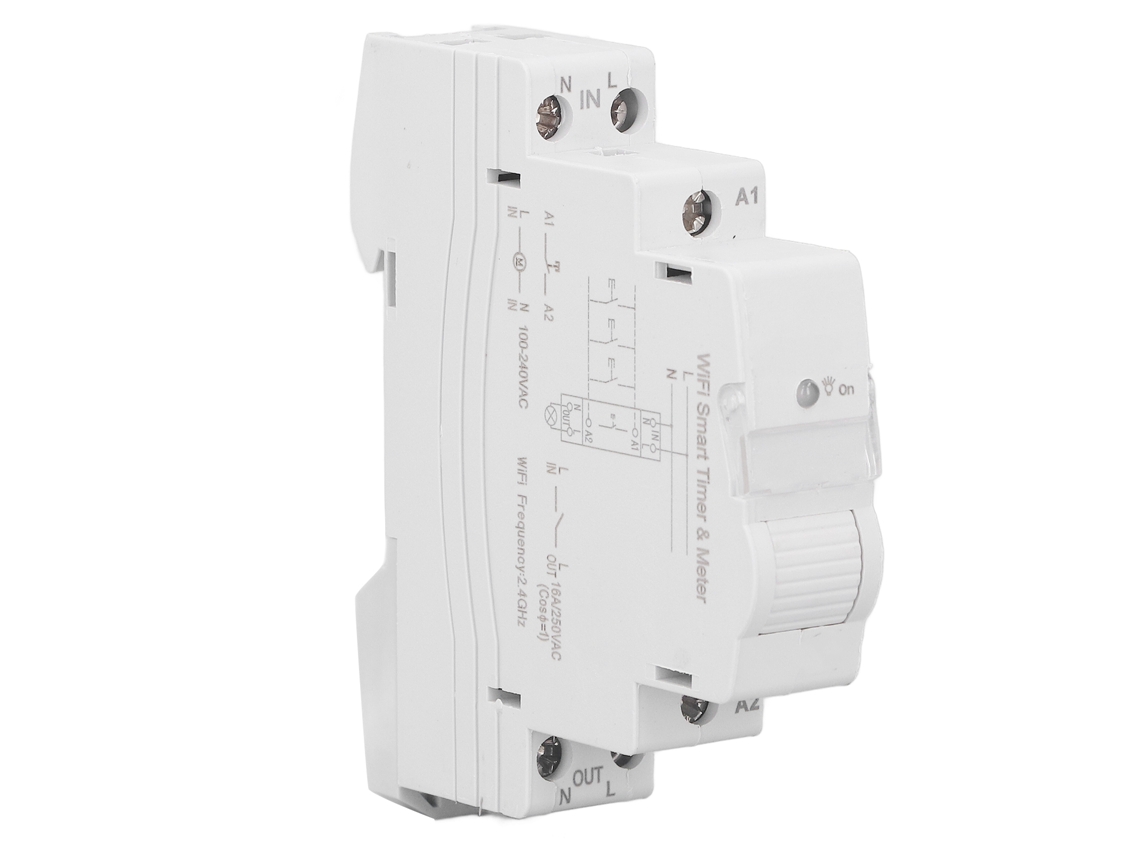 2026velora-medidor De Energía Inteligente Interruptor De Temporizador Con Control Y Monitoreo Eléctrico Ac 100-240v Atms1602