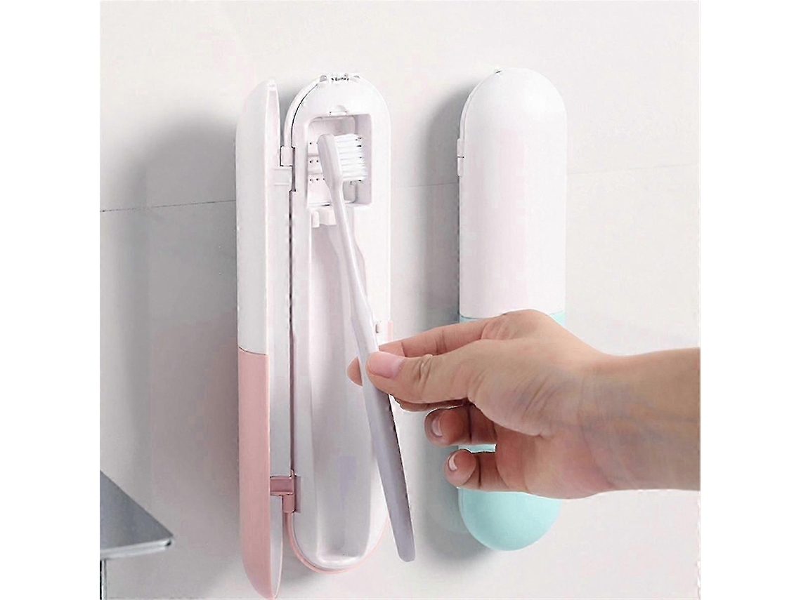 Esterilizador portátil UV para cepillos de dientes, recargable, ideal para viajes, con estuche de limpieza para cepillos de dientes eléctricos. Nostalgia88