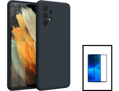 Kit Carcasa + Protector de Pantalla Samsung Galaxy A13 PHONECARE Negro