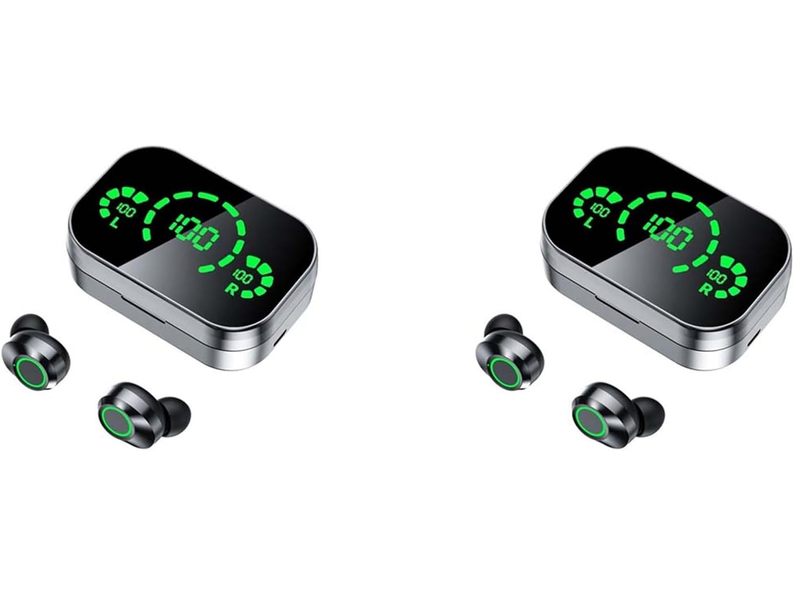 Auriculares Bluetooth De 5,3 Mm (auriculares No Incluidos) Auriculares Deportivos Impermeables Con Sonido Estéreo 9d Y Estuche De Carga