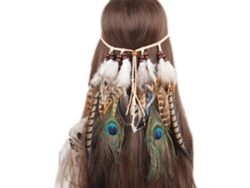 Diadema De Cuerda Resistente Con Cuentas Para Mujer