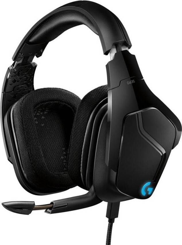 Auriculares Gaming Con Cable LOGITECH G635 7.1 (Over Ear - Multiplataforma - Negro)