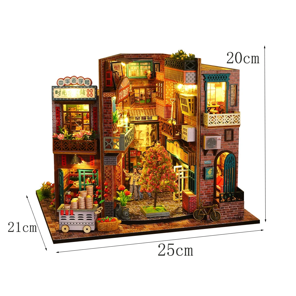 Kit De Construcción De Minicasa De Muñecas Diy - Rompecabezas De Madera 3d