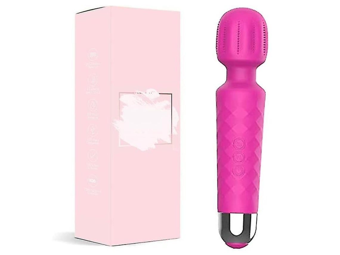 Masajeador De Varita, Masajeador Eléctrico Yizhood, Recargable Por Usb, Inalámbrico, Silencioso, Resistente Al Agua (rosa)