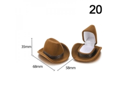 Caja De Joyería De Terciopelo Para Anillos De Boda, Aretes, Collares Y Pulseras, Regalo Elegante Y Lujoso Veinte