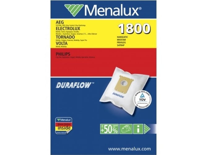 Bolsas para Aspirador MENALUX 1800 (5 unidades)