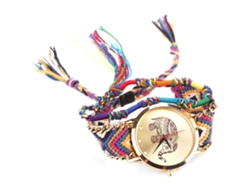 Reloj De Pulsera Para Mujer Vansvar Con Correa Tejida A Mano Con Estampado De Elefante N.° 8