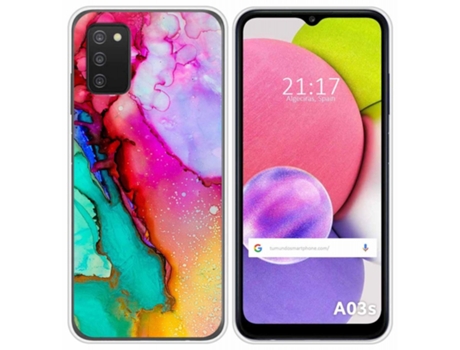 Carcasa Samsung Galaxy A03s TUMUNDOSMARTPHONE Dibujos Multicolor