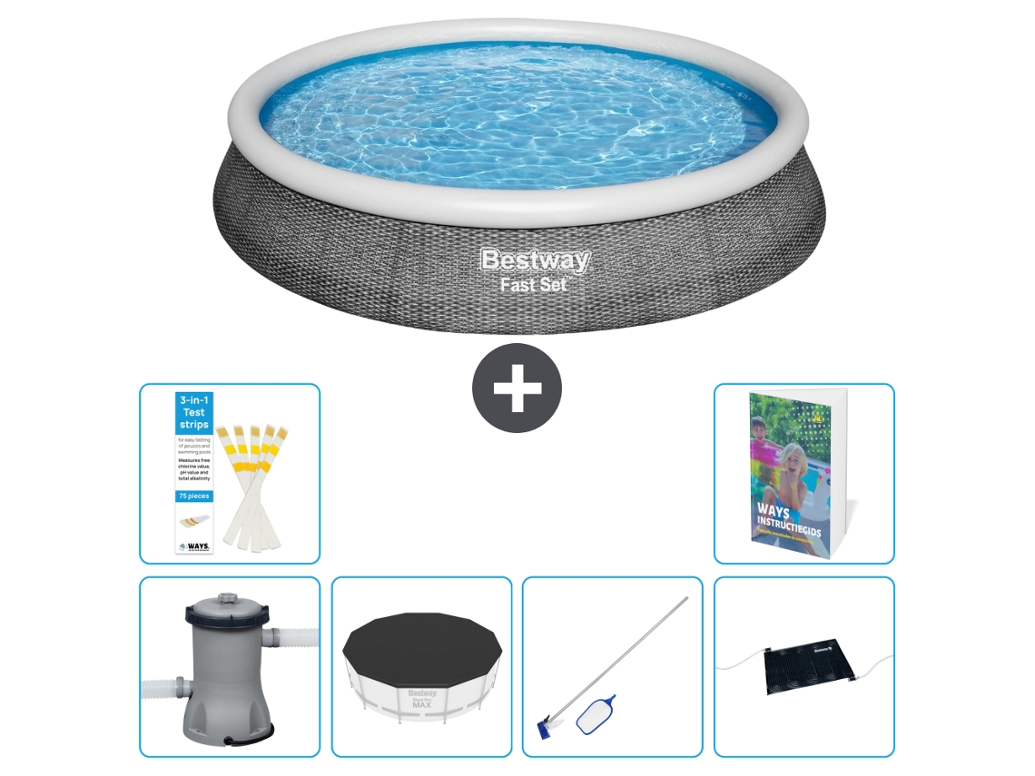Bestway Piscina Bestway Fast Set Redonda - 396x84 Cm - 7-peças S241