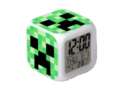 MEOIRUERY Despertador Minecraft LED colorido