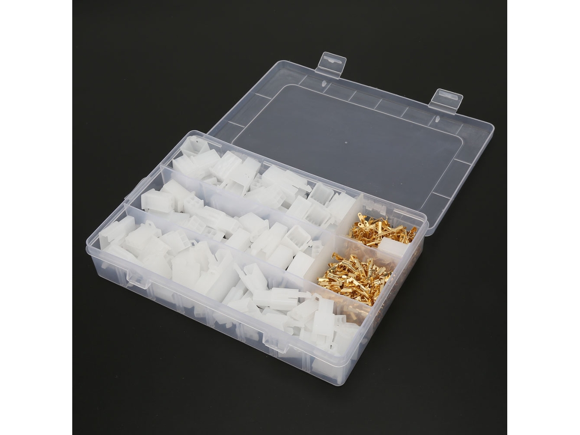 2026-as-kit De Conectores De Cable 380pcs 2/3/4/6 Pin Con Terminales De Cobre Y Carcasas Plásticas