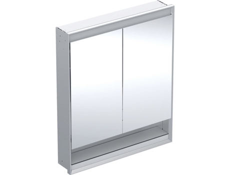 Armario con espejo GEBERIT ONE con ComfortLight 2 puertas montaje oculto con hornacina 75x90x15cm 505.822.00.