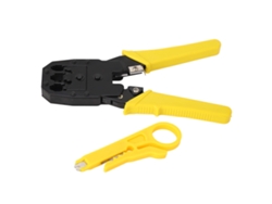 Herramienta De Corte De Cables De Red 3 En 1 Con Pelacables Y Cortador Para Rj45, Rj11 Y Rj12.
