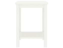Mesita de noche de madera maciza de pino blanco MAISON EXCLUSIVE (35x30x47 cm)