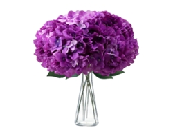 Paquete de 5 flores artificiales de hortensias para boda KOFIHETY