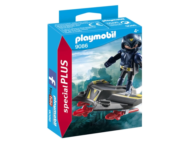 PLAYMOBIL Special Plus: Espía con Jet - 9086 (Edad Mínima: 4)
