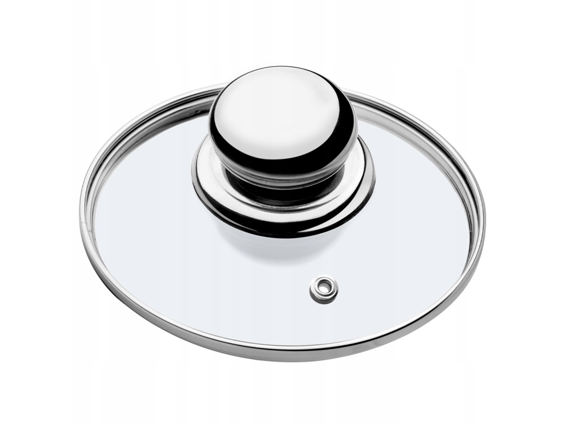 Tapa de vidrio universal resistente al calor Kadax de 18 cm para ollas y sartenes