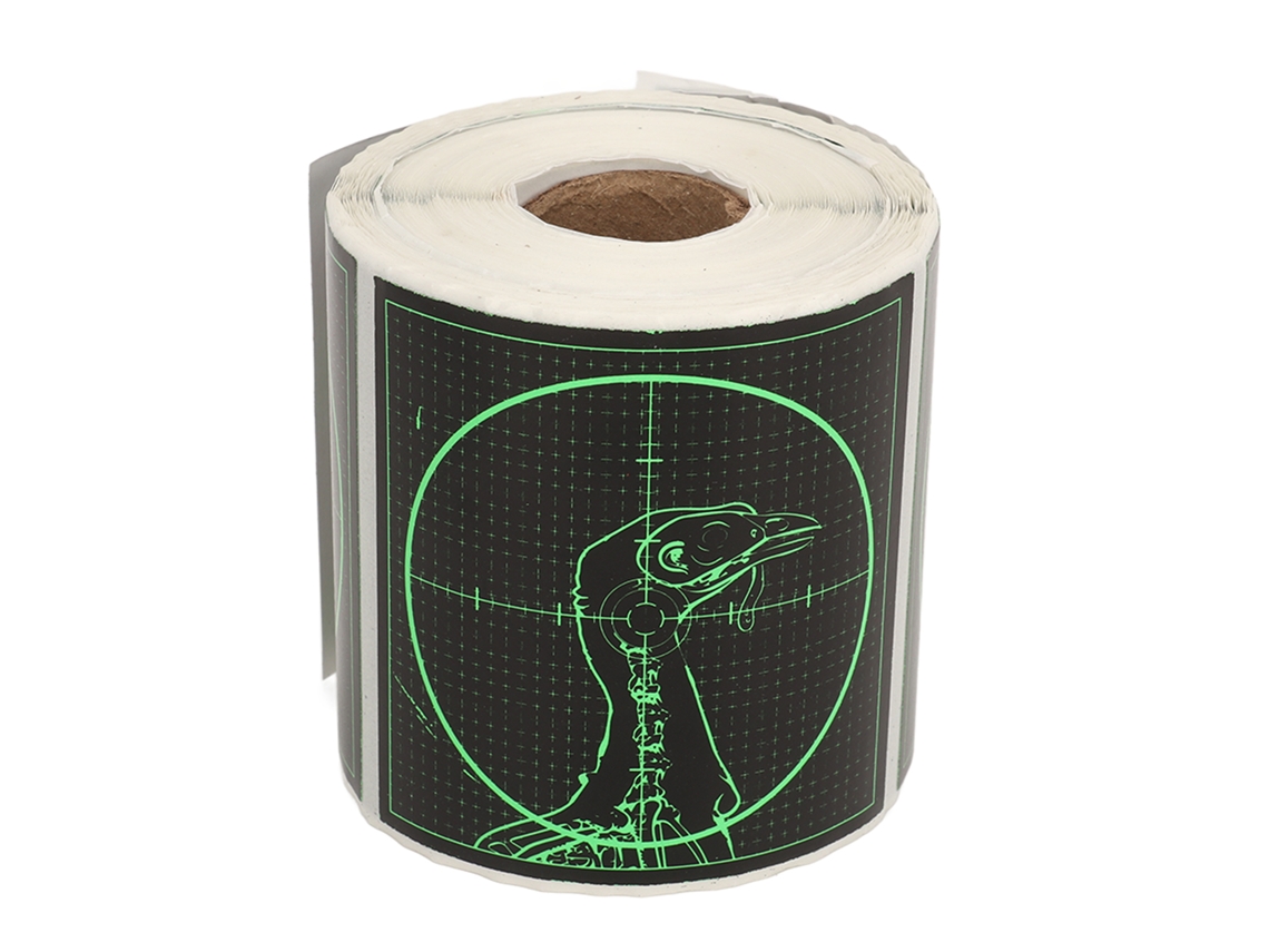 250 Dianas Autoadhesivas De Papel Verde Fluorescente, Para Entrenamiento De Tiro Y Caza.