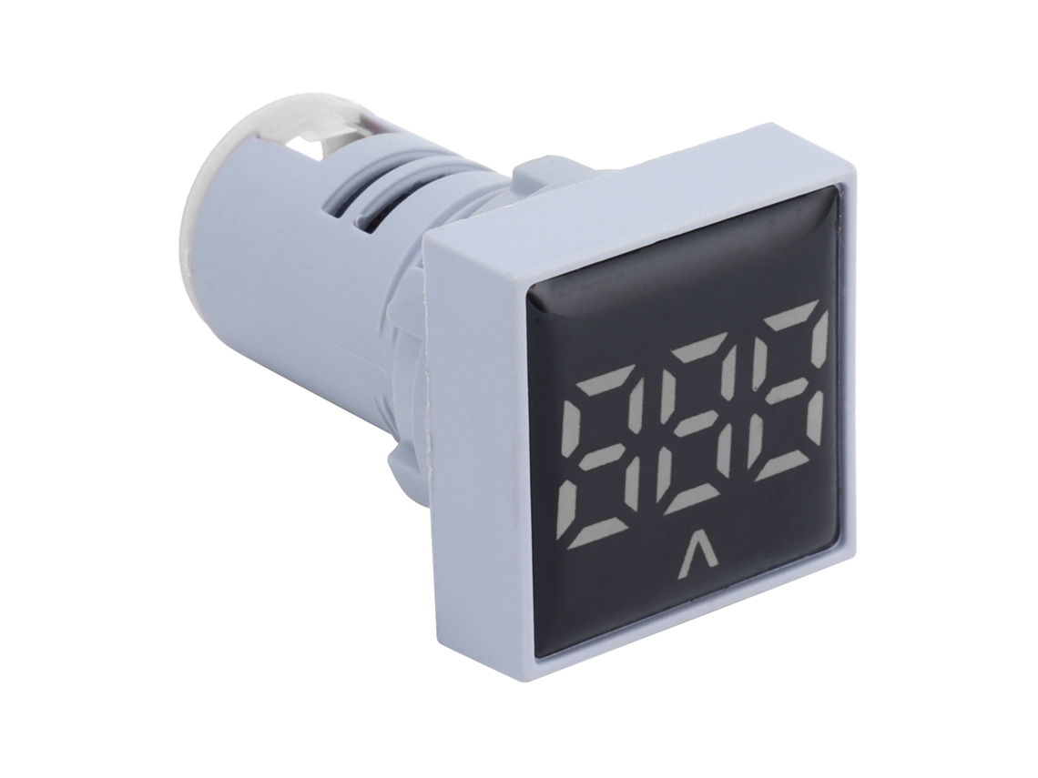 Panel Indicador De Señal De Voltaje Digital Ad16-22fsv Medidor De Voltaje Ca 60~500v Blanco