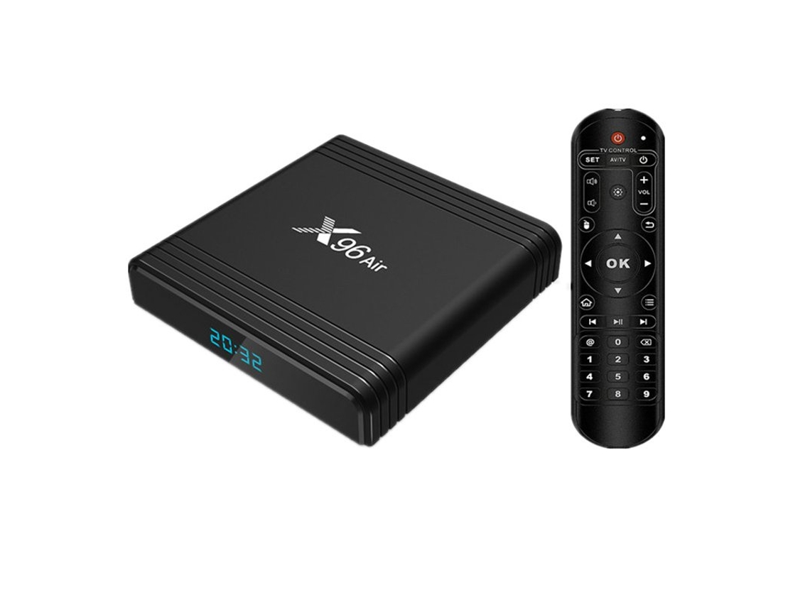 Box Smart Tv X96 4K Set Up Box Air Android 9.0 HD Red Amlogic S905x3 negro_4GB + 32GB