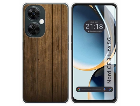 Funda Silicona para Oneplus Nord CE 3 Lite 5G diseño Madera Dibujos