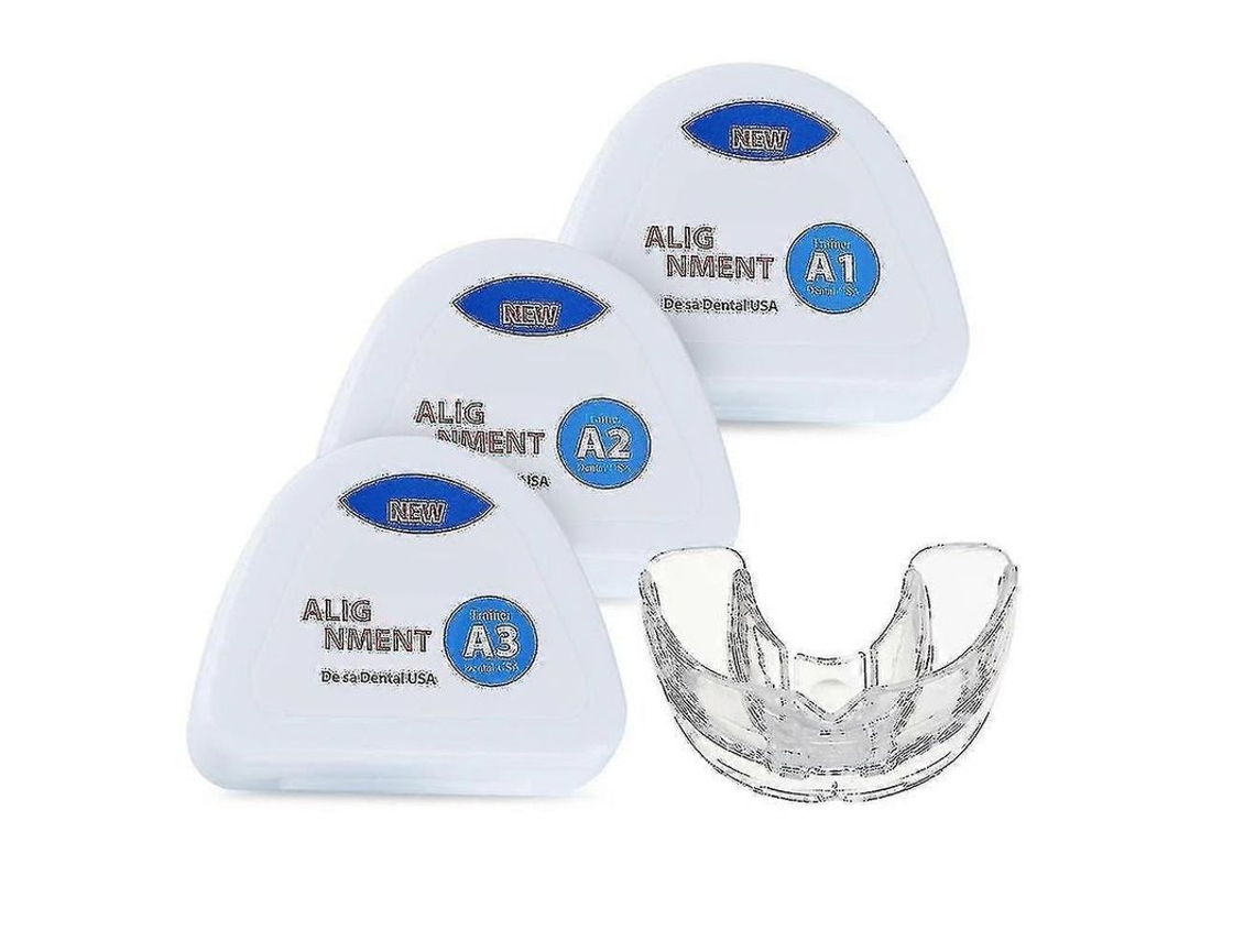Juego De 3 Aparatos De Ortodoncia De Silicona De Alta Calidad Para La Alineación Dental.