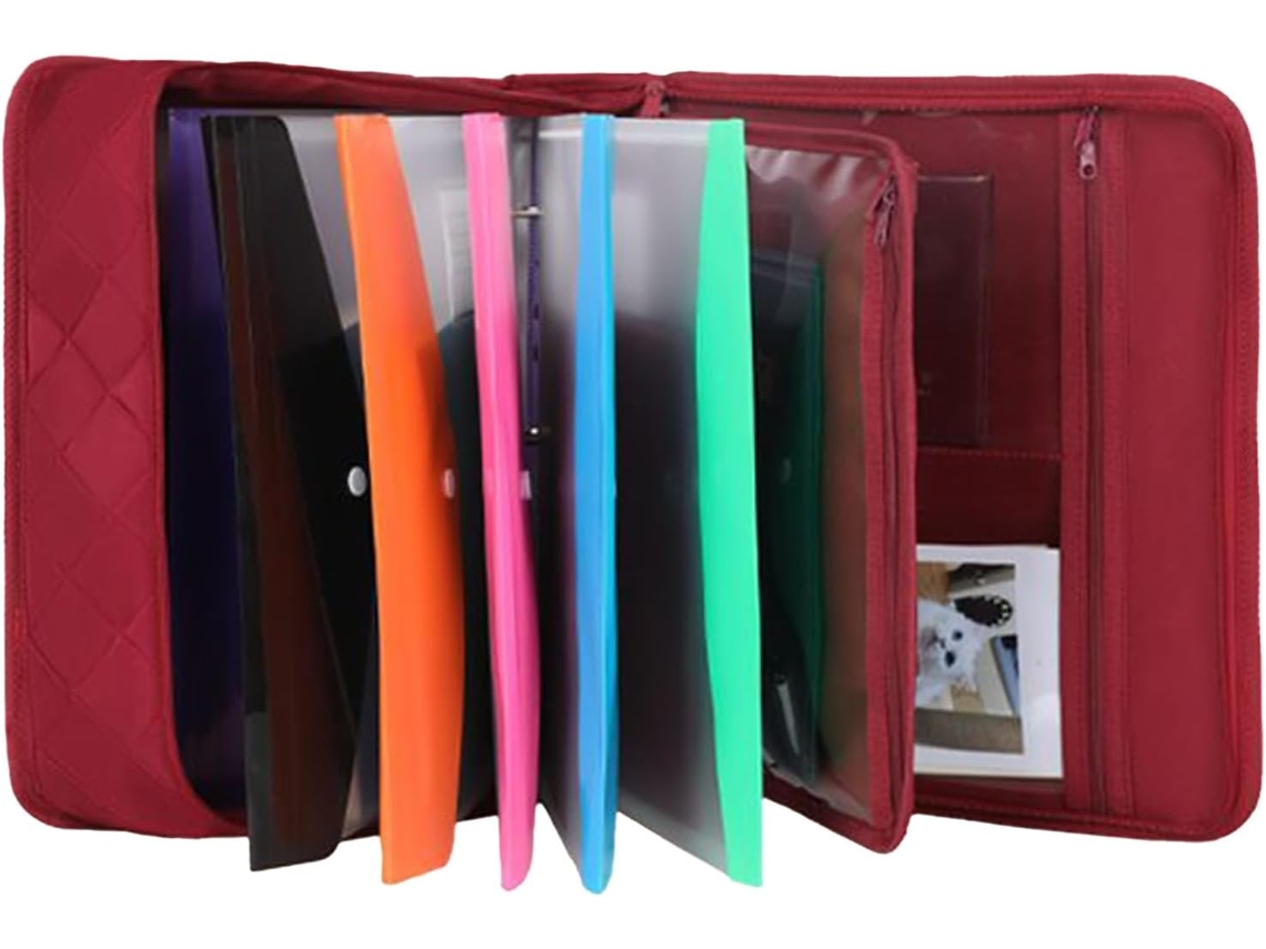 Caja fuerte para documentos ignífuga e impermeable, bolsa portátil con compartimentos para artículos secos y húmedos, Vayotoy