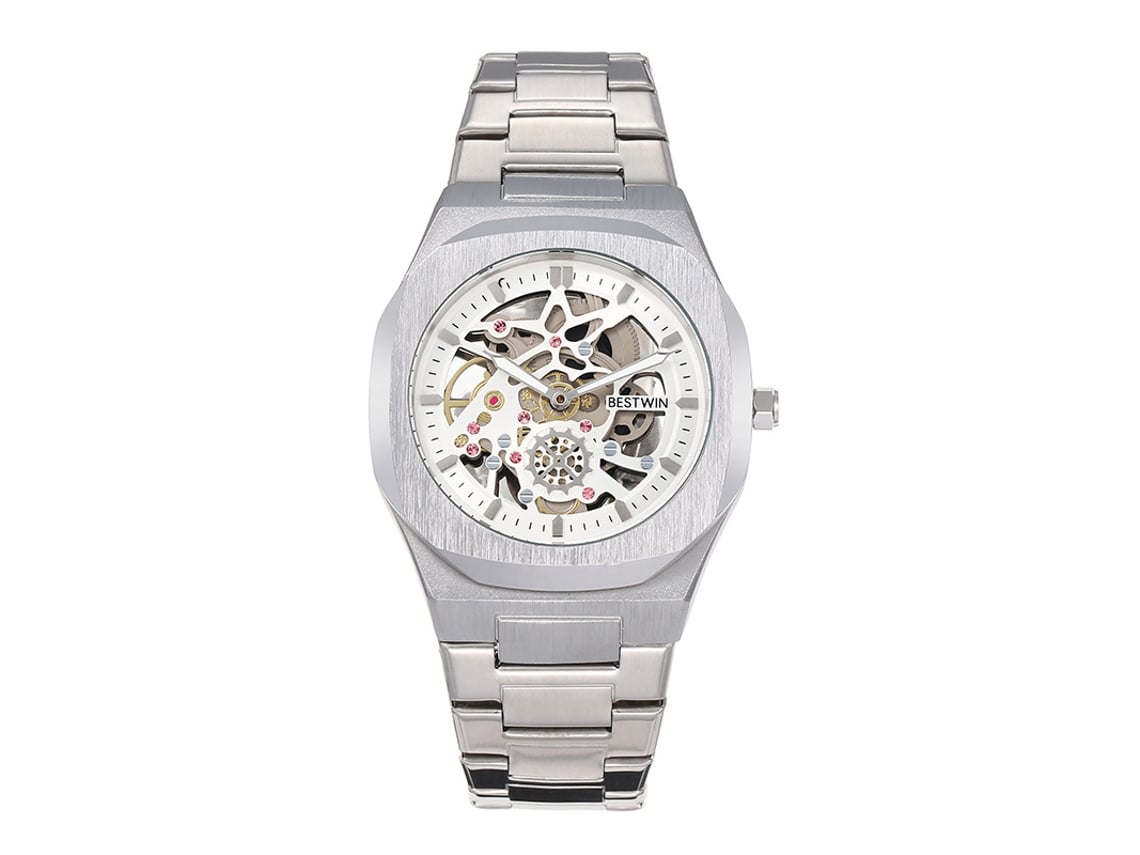 Reloj De Moda (blanco) Reloj Mecánico De Imitación