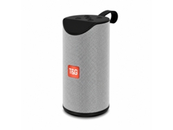 Coluna Bluetooth Portátil Wireless Com Alça Kimiso Tg-113 Cinzento