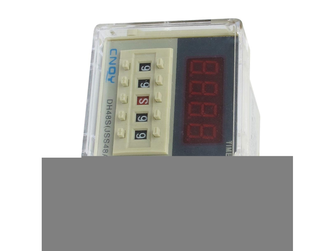 Dh48s-2zh Relé De Tiempo Con Pantalla Lcd De 8 Pines Dpdt 0.
