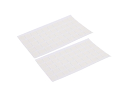 Almohadillas adhesivas nano de doble cara, alta resistencia, 100 unidades, blancas, cuadradas, CHABERLU