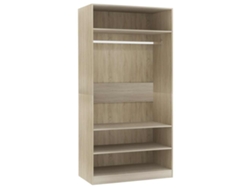 Armario de madera de roble Sonoma (100x50x200 cm)