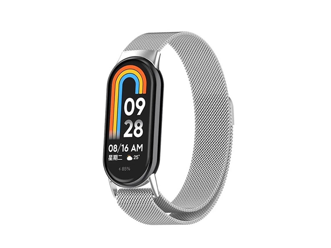 Correa Milanesa Gift4me con Cierre Magnético para Xiaomi Smart Band 10 Gris