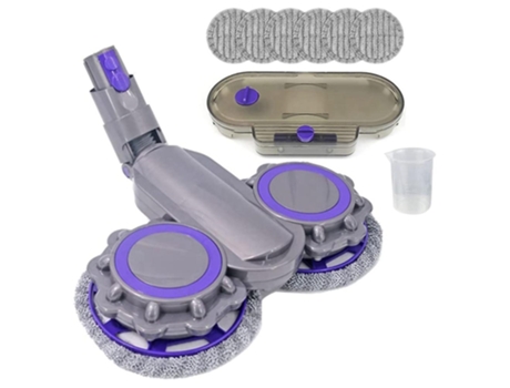 Cabeça elétrica de esfregão úmido a seco para dyson v12 digital, v10 slim sem fio