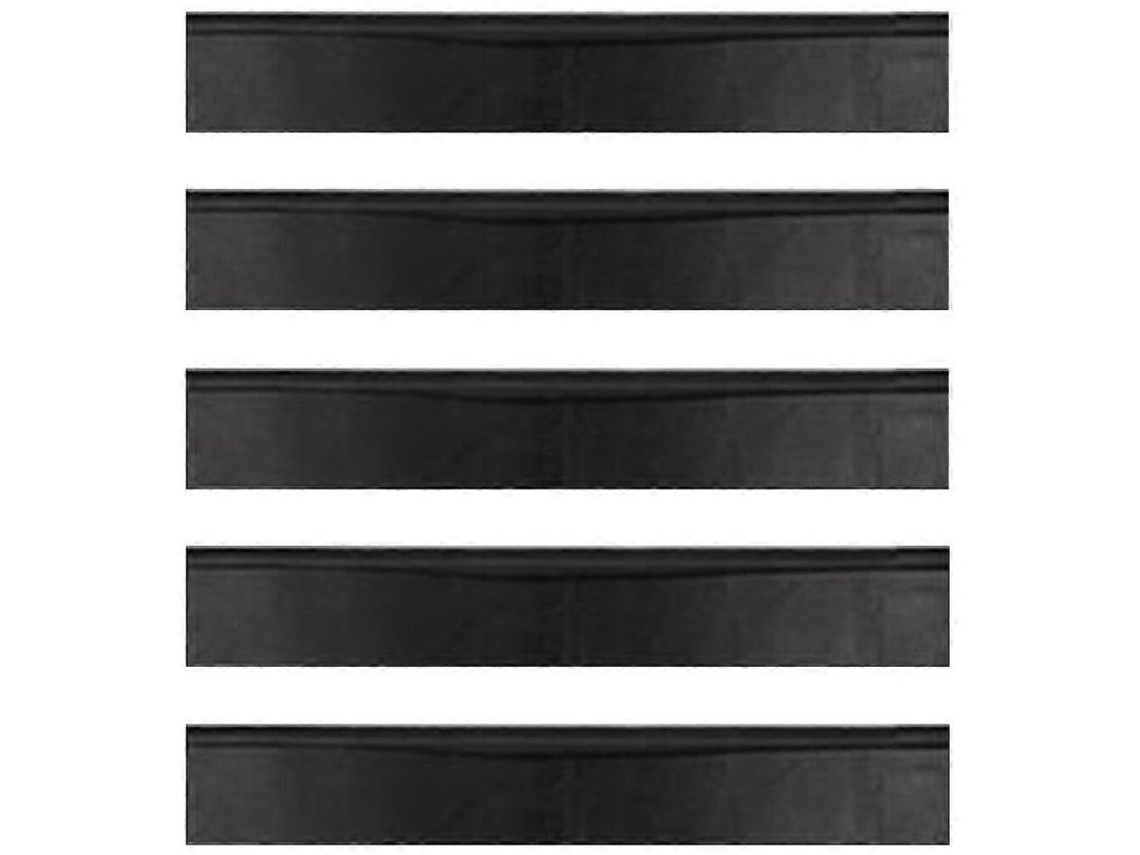 5 Gomas Elásticas De Repuesto Para Limpiadores De Ventanas Profesionales, Tiras De Goma Negras De 25x2 Cm.