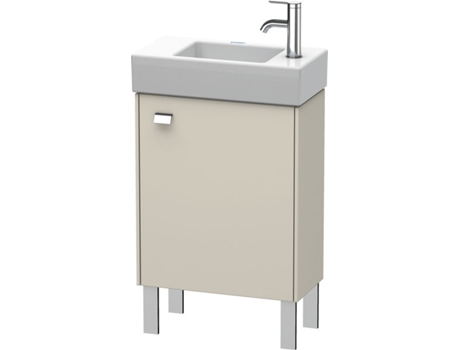 Mueble bajo lavabo DURAVIT Brioso de 48,4 x 23,9 cm 1 puerta con bisagra a la derecha 1 balda de cristal para lavabo Vero Air 072450