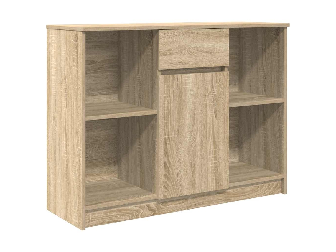 Maison Exclusive - Aparador Con Cajón Roble Sonoma 101x35x76 Cm Madera Ingeniería