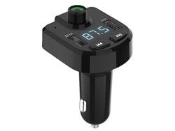 Cargador Bluetooth Yizhood BT36 Dual USB Universal Negro
