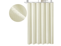 Cortina de ducha impermeable para baño Jortmrd beige