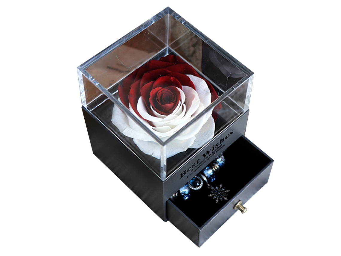 Rosa Encantada Real Regalo Romántico Boda Truyuety