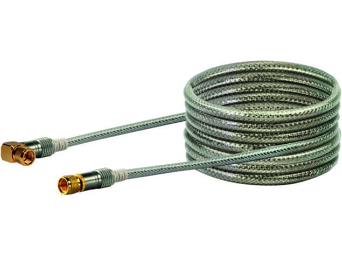 Cable de Antena SCHWAIGER (Coaxial - 10 m - Blanco)