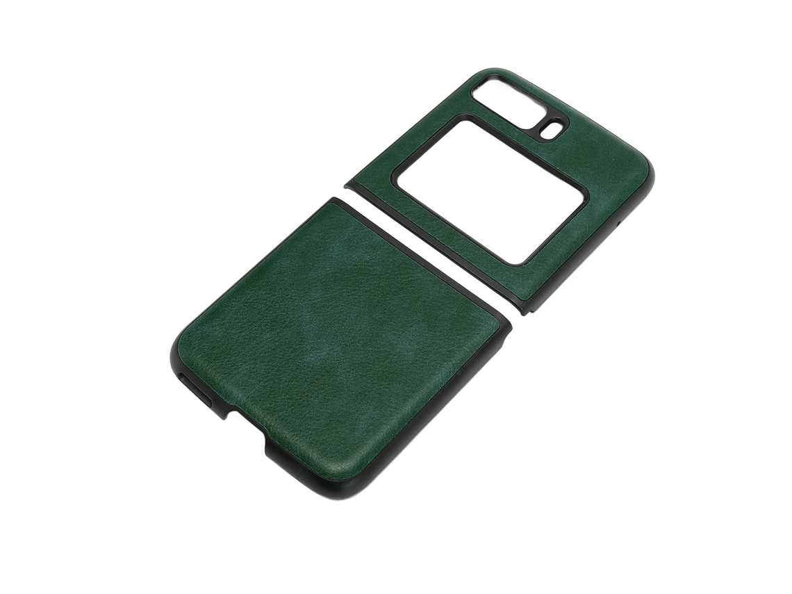 Capa Protetora Para Moto Razr 2022 Padrão Lichee Resistente A Arranhões Capa De Celular Verde