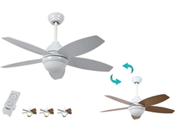 Ventilador de Techo BASTILIPO Bali Blanco Led
