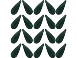 10 Pares Hombreras Plástico Verde Perchas Soportes Reutilizables Agarre Seguro Protección Deformación Vestidos