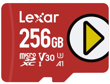 Tarjeta de memoria Lexar Play Microsdxc Uhs-I Card 256 Gb Clase 10